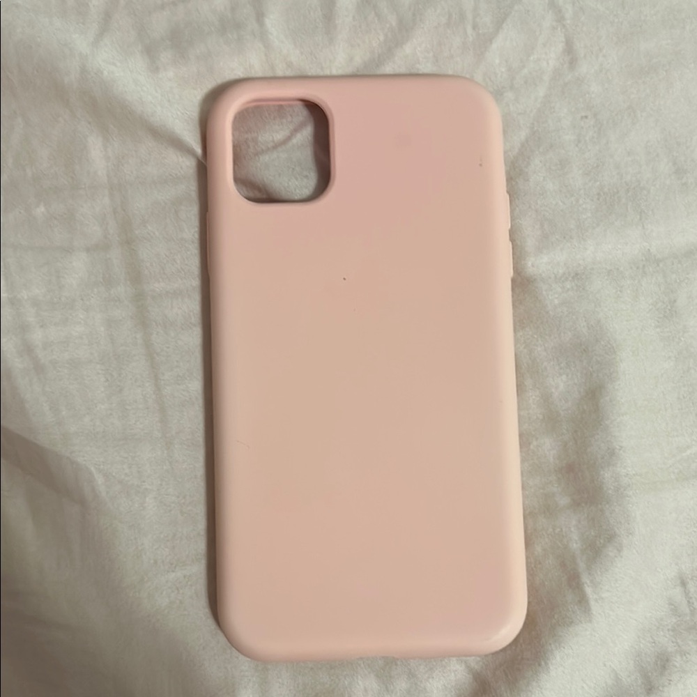 Light Pink iPhone 11 Case | Soft and Simple | Aesthetic | Gently Used | Preppy